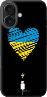 TPU чехол Подзарядка сердца v2 для Apple iPhone 16 - 5295b-3709 изображение 