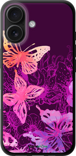 TPU чехол Бабочки v2 для Apple iPhone 16 - 5475b-3709 изображение 