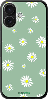 TPU чехол Ромашки v4 для Apple iPhone 16 - 5603b-3709 изображение 