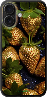 TPU чехол Золотая клубника для Apple iPhone 16 - 5637b-3709 изображение 