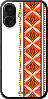 TPU чехол Вышиванка 25 для Apple iPhone 16 - 593b-3709 изображение 
