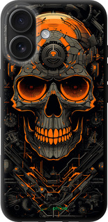 TPU чехол Череп для Apple iPhone 16 - 5952b-3709 изображение 