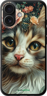 TPU чехол Cats and flowers для Apple iPhone 16 - 6069b-3709 изображение 