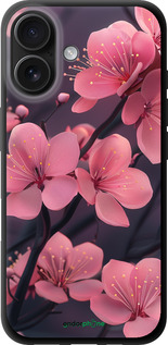 TPU чехол Пурпурова сакура для Apple iPhone 16 - 6075b-3709 изображение 