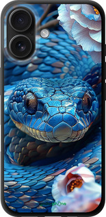 TPU чехол Blue Snake для Apple iPhone 16 - 6079b-3709 изображение 