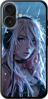 TPU чехол Неоновый дождь для Apple iPhone 16 - 6119b-3709 изображение 