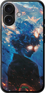 TPU чехол Сатору Годжо для Apple iPhone 16 - 6129b-3709 изображение 