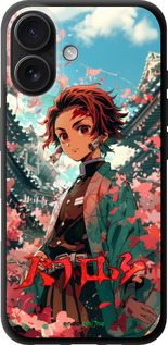 TPU чехол Tanjiro Kamado для Apple iPhone 16 - 6132b-3709 изображение 