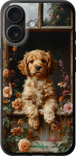 TPU чехол Щенок cocker spaniel для Apple iPhone 16 - 6136b-3709 изображение 