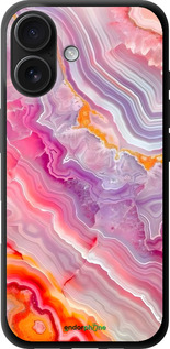 TPU чехол Мрамор 2 для Apple iPhone 16 - 6307b-3709 изображение 