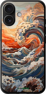 TPU чехол Арт хвилі для Apple iPhone 16 - 6324b-3709 изображение 