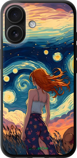 TPU чехол Девушка Арт для Apple iPhone 16 - 6325b-3709 изображение 