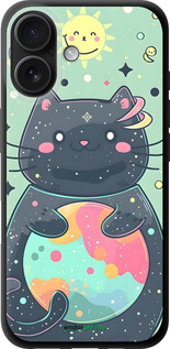 TPU чехол Милый котик для Apple iPhone 16 - 6364b-3709 изображение 