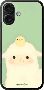 TPU чехол Барашек и ципленок для Apple iPhone 16 - 6369b-3709 изображение 