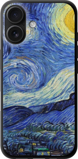 TPU чехол «Звездная ночь» Винсента Ван Гога для Apple iPhone 16 - 6433b-3709 изображение 