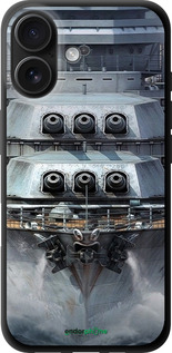 TPU чехол Линкор, world of tanks, wargaming, военный корабль для Apple iPhone 16 - 6453b-3709 изображение 