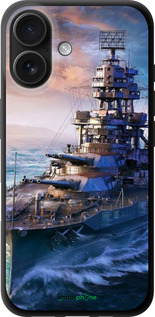 TPU чехол Военный корабль, world of tanks, wargaming для Apple iPhone 16 - 6461b-3709 изображение 