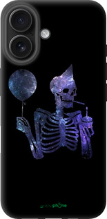 TPU чехол Скелетное искусство для Apple iPhone 16 - 6536b-3709 изображение 