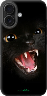 TPU чехол Чёрная кошка для Apple iPhone 16 - 932b-3709 изображение 