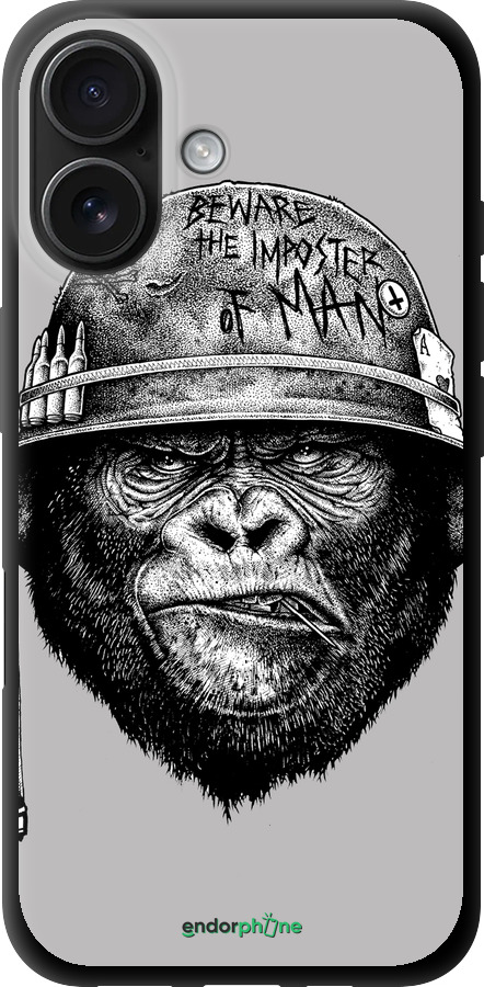 TPU чехол military monkey для Apple iPhone 16 - 4177b-3709 изображение 