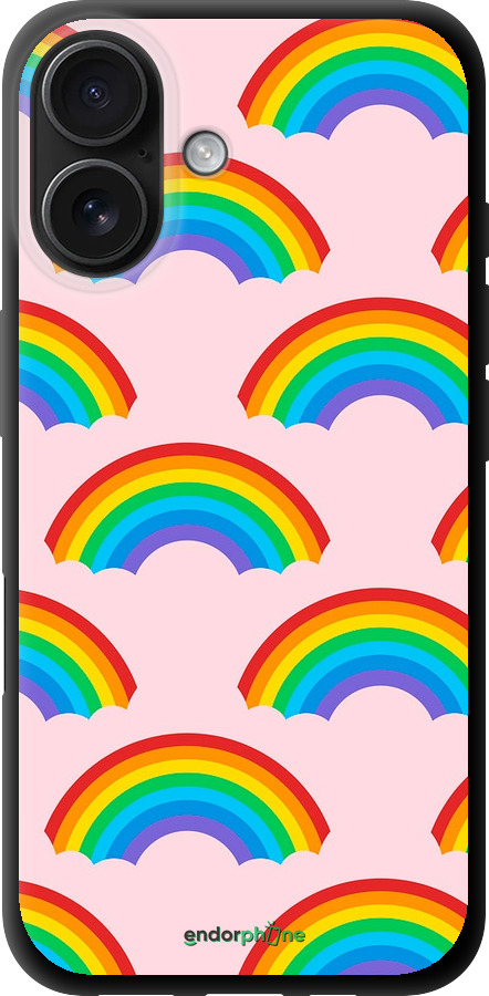 TPU чехол Rainbows для Apple iPhone 16 - 4478b-3709 изображение 