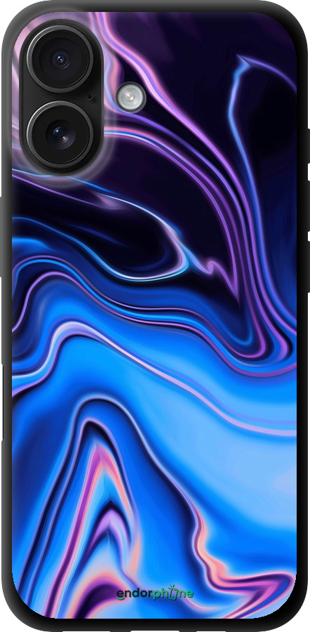 TPU чехол Візерунок води для Apple iPhone 16 - 4491b-3709 изображение 