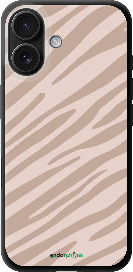 TPU чехол Зебра беж для Apple iPhone 16 - 4875b-3709 изображение 