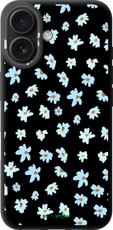 TPU чехол Цветочный для Apple iPhone 16 - 4900b-3709 изображение 