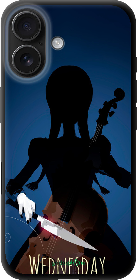 TPU чехол Wednesday для Apple iPhone 16 - 5515b-3709 изображение 