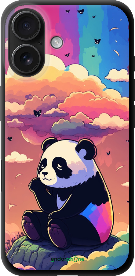 TPU чехол Панда в хмарах для Apple iPhone 16 - 5585b-3709 изображение 