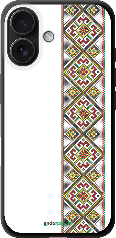 TPU чехол Вишиванка 8 для Apple iPhone 16 - 574b-3709 изображение 