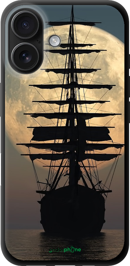 TPU чехол Корабль для Apple iPhone 16 - 5998b-3709 изображение 