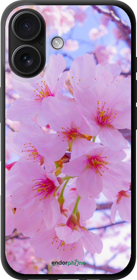 TPU чехол Сакура для Apple iPhone 16 - 6029b-3709 изображение 