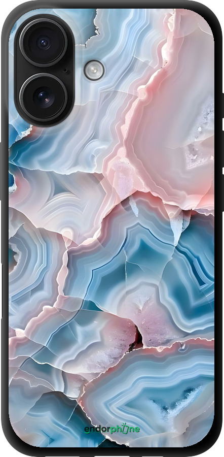 TPU чехол Мрамор для Apple iPhone 16 - 6306b-3709 изображение 
