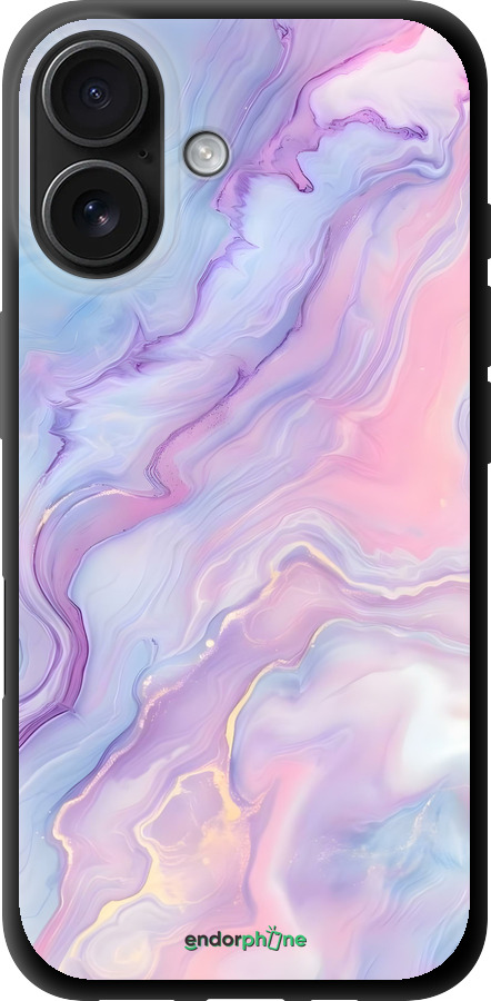 TPU чехол Нежный мрамор для Apple iPhone 16 - 6310b-3709 изображение 