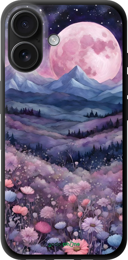TPU чехол Ночь луна арт для Apple iPhone 16 - 6319b-3709 изображение 