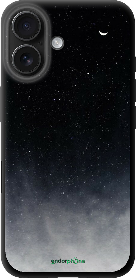 TPU чехол Сині хмари, Синій місяць для Apple iPhone 16 - 6396b-3709 изображение 