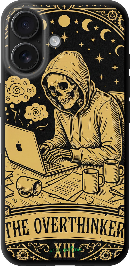 TPU чехол The Overthinker для Apple iPhone 16 - 6774b-3709 изображение 