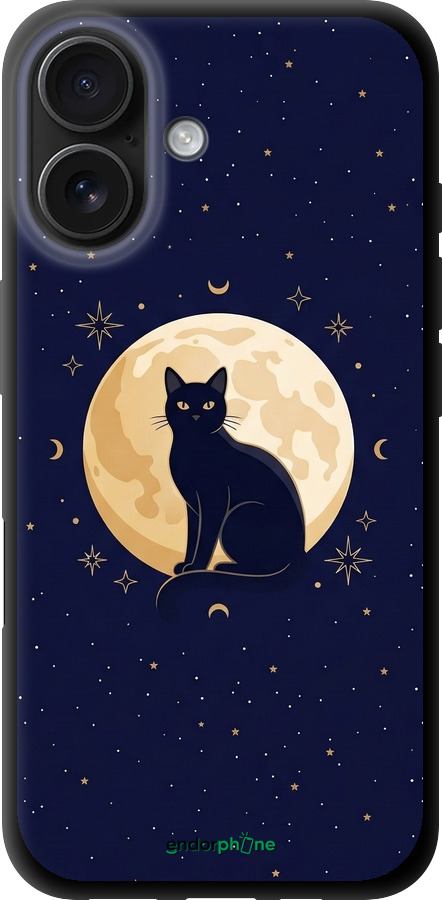 TPU чехол Cute Cat Celestial/Witchy для Apple iPhone 16 - 6787b-3709 изображение 