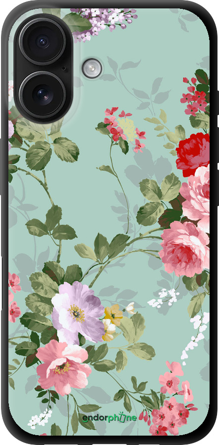 TPU чехол Квіткові шпалери 2 для Apple iPhone 16 - 862b-3709 изображение 