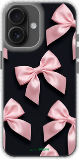 Чохол Bumper чехол Coquette Ribbons Dark Coquette для Apple iPhone 16 - 6767pc-3709 изображение 