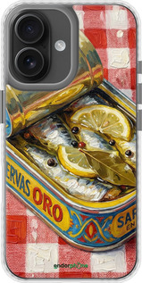 Чохол Bumper чехол Vintage Sardine Tin Phone для Apple iPhone 16 - 6772pc-3709 изображение 