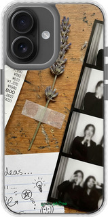 Чехол Bumper чехол Aesthetic Scrapbook Collage для Apple iPhone 16 - 6773pc-3709 изображение 