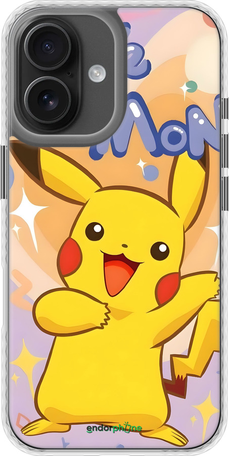 Чохол Bumper чехол Пикачу для Apple iPhone 16 - 6383pc-3709 изображение 