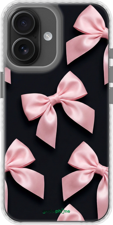 Чохол Bumper чехол Coquette Ribbons Dark Coquette для Apple iPhone 16 - 6767pc-3709 изображение 