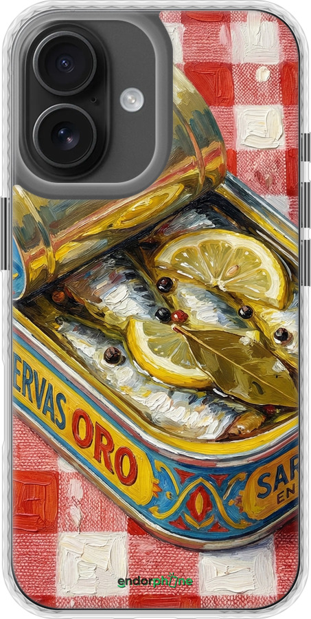 Чохол Bumper чехол Vintage Sardine Tin Phone для Apple iPhone 16 - 6772pc-3709 изображение 