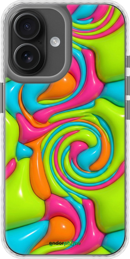 Чехол Bumper чехол Y2K Jelly Dream для Apple iPhone 16 - 6780pc-3709 изображение 