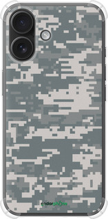 Силикон с усиленными углами чехол Камуфляж для Apple iPhone 16 - 1085sp-3709 изображение 