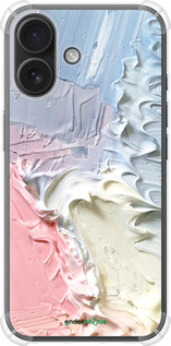 Силіконовий протиударний с посиленими кутами чехол Пастель для Apple iPhone 16 - 3981sp-3709 изображение 