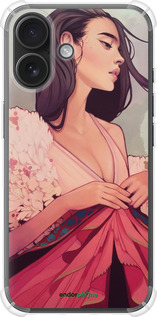 Силикон с усиленными углами чехол Kelsey Beckett для Apple iPhone 16 - 4034sp-3709 изображение 